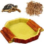 1 pi�ce specialty wood grain tortue terrestre water bowl enclos tortue terrestre exterieur terrarium ...