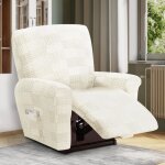 1 places couvre fauteuil relax wovte housse de fauteuil inclinable stretch antidrapant tout compris ...