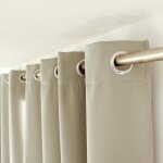 1 rideau thermique 135 x 240 cm glacier beige