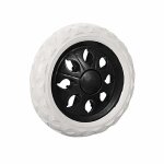 1 roue chaude en eva pour chariot de courses  main chariot de courses chariot de voyage et vlo (noir) ...