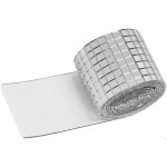 1 rouleau d?autocollant de boule disco tuile de mosa�que miroir en verre carr� pour la d�coration artisanale ...