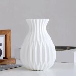1 vase  fleurs nordique imitation cramique en plastique dcoration de salon de bureau centre de table ...