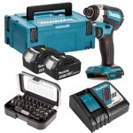 1 visseuse  chocs dtd153z + jeu dembouts 31 pices d - 30667 + chargeur rapide dc18rc + 2x bl1830b + ...