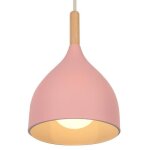 1 x lustre suspension rtro luminaire moderne plafonnier e27 mtal bois pour salle  manger salon (17cm ...
