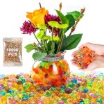 10 000 billes d?eau multicolores gel biod�gradables pour vases plantes d�coration int�rieure