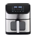 10 en 1 friteuse sans huile 8l professionnel - 10 programmes - avec fentre visible et ecran tactile ...