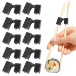 10 aides r�utilisables pour baguettes outil auxiliaire pour d�butants et adultes.