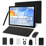 10 android 14 tablette pc avec clavier noir souris stylo chargeur cble octa - core 8 go ram 64 go rom ...