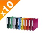 10 classeur à levier pvc a4 dos de 50mm. - couleurs assorties 10 classeur à levier pvc a4 dos de 50mm. - couleurs assorties