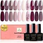 10 couleurs foncé automne hiver rose bordeaux marron paillettes soak off gel uv french kit de manucure ... 10 couleurs foncé automne hiver rose bordeaux marron paillettes soak off gel uv french kit de manucure ...