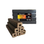 10 kg pini kay briquettes de bois de chne carres 33 cm de long avec trou de traction briquettes de ...