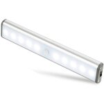 10 lampes led sans fil rechargeables par usb magn�tis�es d�tecteur de mouvement portables. �clairage ...