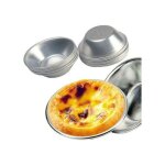 10 moules � tarte aux ?ufs r�utilisables antiadh�sifs - pour pasteis de nata et cr�me p�tissi�re - ronde ...