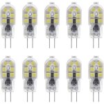 10 - pack g4 2w led ampoule pour les ampoules de hotte ac / dc 12v 20w ampoules halognes quivalent ...