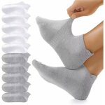 10 paires chaussettes basses homme femme coton courtes chaussettes basses sport respirant antiderapante ...