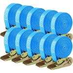10 pcs 800 kg sangle  cliquet sangle darrimage avec tendeur sangle de serrage en polyester ce 6mx25 ...