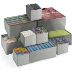 10 pcs boite organisateur tiroirboite rangement vetement tissu non - tissorganiseurs de tiroir pliablepour ...