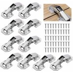 10 pcs charniere porte placard avec vis 3 pouces 90charniere meuble pour armoires de porte cuisine