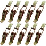 10 pcs - fermeture � levier rehausse ridelle remorque fermeture remorque fermoir � bascule pour tiroirlevier ...