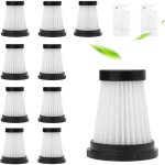 10 pcs filtre  air haute efficacit accessoires pour moosoo k12 k12 pro k13 aspirateur sans fil filtre ...