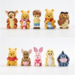 10 pcs / lot the many adventures of winnie the pooh - figurine modle jouet pvc jouet personnages poupe ...