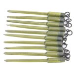 10 pcs de p�che pva sacs tiges plomb ins�rer insert fin terminal long tube fil connecteur tackle
