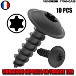10 pcs vis torx fixation pare - boue choc garniture sous moteur vw audi seat skoda psa etc 10 pcs vis torx fixation pare - boue choc garniture sous moteur vw audi seat skoda psa etc