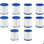10 pices lment de filtre eau pour robinet anti - calcaire en coton pp couleurs multiples largeight