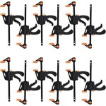 10 pices serres - joints une main pince de table cliquet pince de serrage dgagement rapide pour bois ...