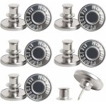 10 pièces boutons jeans bouton métalliques diy sans couture bouton pantalon jean amovible pour la réparation ... 10 pièces boutons jeans bouton métalliques diy sans couture bouton pantalon jean amovible pour la réparation ...