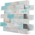 10 - pices dalle plaque pvc credence adhesive carrelage carreaux adhesif mural cuisine pour salle de ...