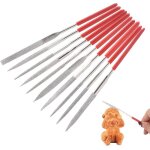 10 pices limes aiguille diamant mini fichier d?aiguilles set pour le travail de prcision ensemble