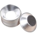 10 pices mini moules  tartelettes plateau  gteau en alliage daluminium argent