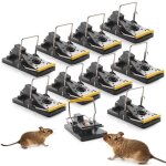 10 pièces piège à souris piège à souris reutilisable avec ressort puissant puissant securise sensible ... 10 pièces piège à souris piège à souris reutilisable avec ressort puissant puissant securise sensible ...