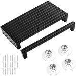 10 pi�ces poign�e de meuble cuisine entraxe 160mm poignet de porte cuisine meuble noir avec 4 poign�e ...