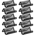 10 pi�ces porte - cartes de visite maille m�tallique pr�sentoirs de carte de visite support pour comptoir ...