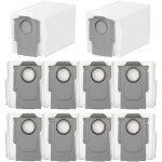10 pièces sacs À poussière pour roborock s8 v ultra / s8 ultra / q revo / qrevo pro / qrevo v / qrevo ... 10 pièces sacs À poussière pour roborock s8 v ultra / s8 ultra / q revo / qrevo pro / qrevo v / qrevo ...