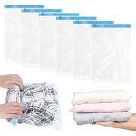 10 pi�ces sac rangement sous vide sac sous vide voyage sac de compression voyage 60x40cm housse de rangement ...