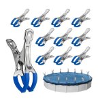 10 pinces de fixation pour bche de piscine en acier inoxydable pinces pour protection piscines hors ...