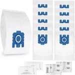 10 remplacement sac avec 2 filtre pour aspirateur miele hyclean 3d efficiency gn c1 c2 c3 s400 s600 s800 ...