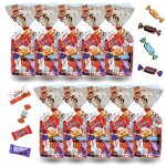 10 sachets de nol garnis de 30 chocolats : clbrations milka kinder daim idal nol dentreprises repas ...