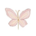 10 serviettes fe papier rose pastel et lilas 33 x 33 cm - rose
