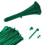 100 attache cable universels vert - 3. 6x200mm - serre cable et collier de serrage plastique ? attaches ...