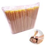 100 bougies auriculaires naturelles la cire dabeille cones pour nettoyage oreilles bouches relaxation ...