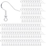 100 crochets de boucle doreilles en argent sterling 925 pour fabrication de bijoux diy pzcc