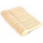 100 cuill�res en bois 10 cm - pour cr�me glac�e desserts yaourt - lisse sans bavures �cologique