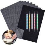100 feuilles de papier carbone format a4 graphite papier papier transfert papier carbone papier calque ...