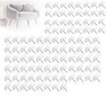 100 pcs patin chaise glisse patins chaise a clouer pour meubles pour chaises anti bruit tampon pied de ...