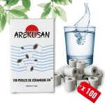 100 perles de céramique em grises filtration naturelle de leau du robinet purificateur et filtre calcaire ... 100 perles de céramique em grises filtration naturelle de leau du robinet purificateur et filtre calcaire ...