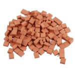 Lot de 100 briques miniatures rouges 1:16 - maison de poupe dcoration jardin de fes diy